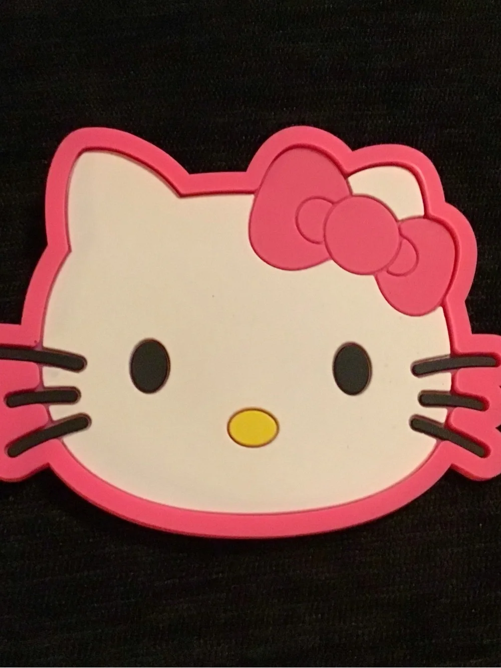 Set of two hello kitty silicone coasters
